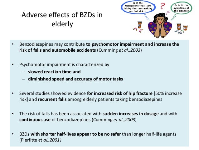 Elderly on effects the lorazepam of